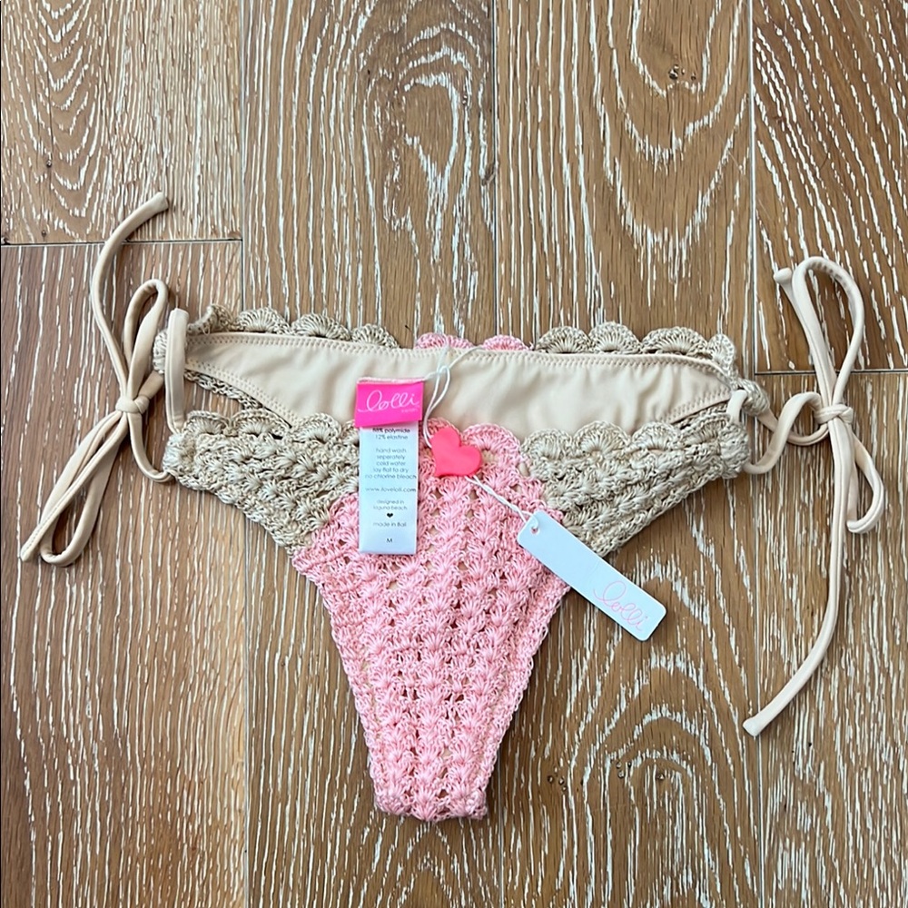 NWT Lolli bikini bottoms crochet!